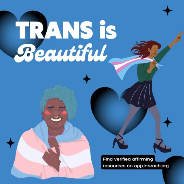🏳️‍⚧️ Trans is beautiful. Trans futures are InReach. 

At InReach, we believe every trans person deserves to feel seen, safe, and supported—exactly as they are.

Whether you're looking for gender-affirming care, safe housing, mental health support, legal aid, or just a sense of belonging—the free InReach platform connects you to verified, LGBTQ+ affirming resources right where you are.

Because trans beauty is power. Trans joy is real. And with the right support, trans futures are not only possible—they’re already unfolding.

Find verified LGBTQ+ resources near you 💚: https://app.inreach.org

#TransIsBeautiful #TransFuturesAreInReach #SafeHelpIsInReach #ProtectTransRights #ProtectTransKids #LGBTQ
